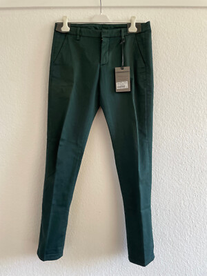 Dondup, Chino, PANTALONE Gaubert, grün, größe 33, neu