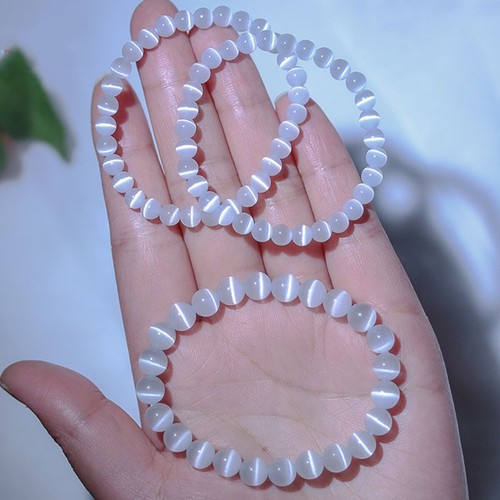 4mm-10mm Natural Gemstone Beaded Stretch Bracelet Crystal Healing Reiki Gifts - Picture 167 of 440