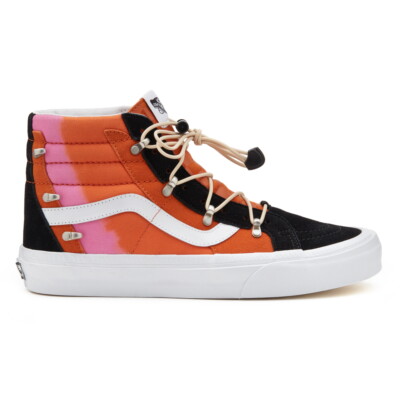 VANS Sk8-Hi EchoDX Fusion ハイカット New Vans Sk8-Hi Echo DX Fusion Black/Orange Sneakers High