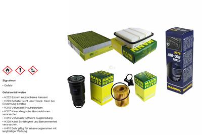 MANN FILTER Paket MANNOL Klimareiniger für Toyota RAV 4 III ACA3_ ACE_ ALA3_