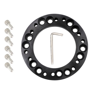 Aluminum Steering Wheel Hub PCD Adapter Spacer Kit For Momo Nardi OMP Sparco