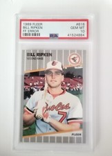 1989 Fleer #616 Bill Ripken FF Error PSA 10
