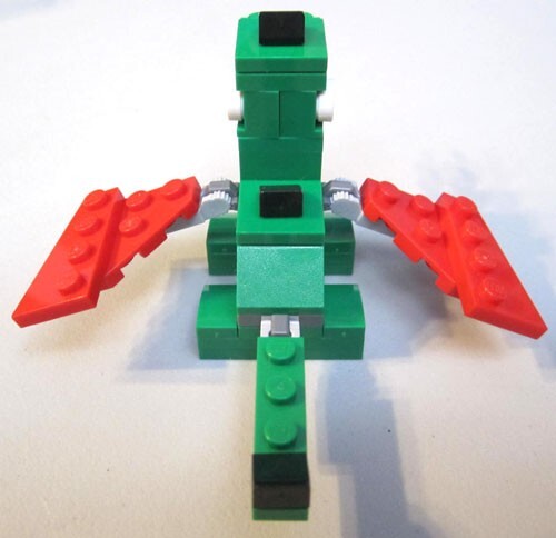 Lego Dragon - Retired (45 pieces) #40098 - Picture 4 of 6