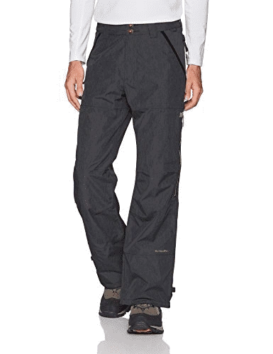 DC Men's Nomad 30k Water Proof Snow Pants, Black, Small