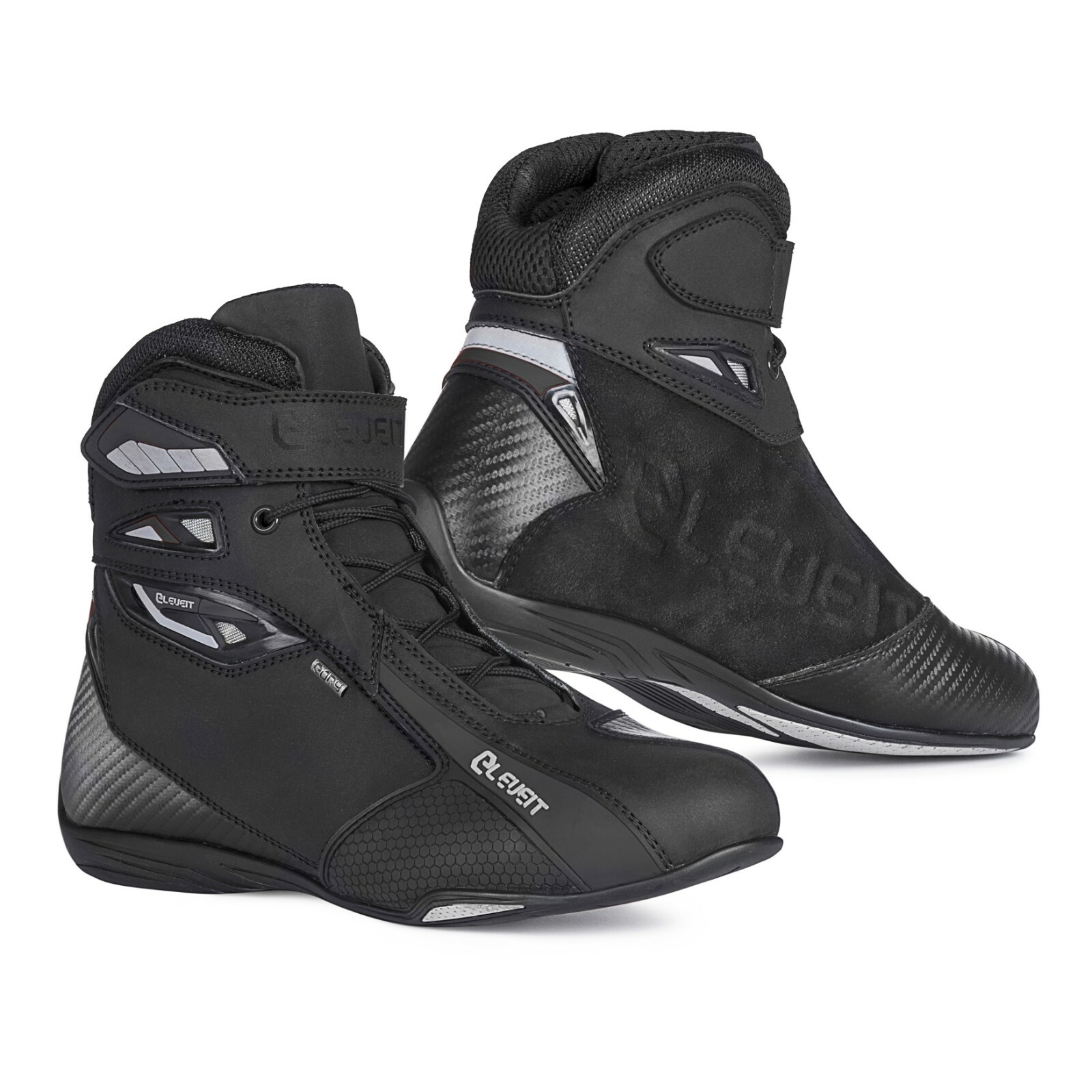 Scarpe moto naked touring city urban Eleveit T-Sport WP nero black shoes
