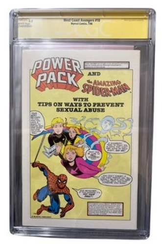 Marvel Comics West Coast Avengers #10 Signed Graded 5.0 Steve Englehart 7/86 - Picture 4 of 4