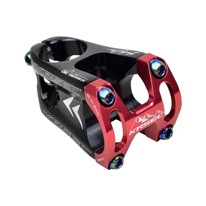 Road Bicycle Stem 28.6*31.8*50mm MTB Bike Handlebar Stem Cycling Accessories - Image 3 of 4