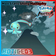 Pokemon Legends: Arceus Shiny Manaphy Max Stats