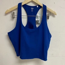 DSG Women's Momentum Seamless Electric Navy Crop Tank Top DAW13301 BRAND NEW