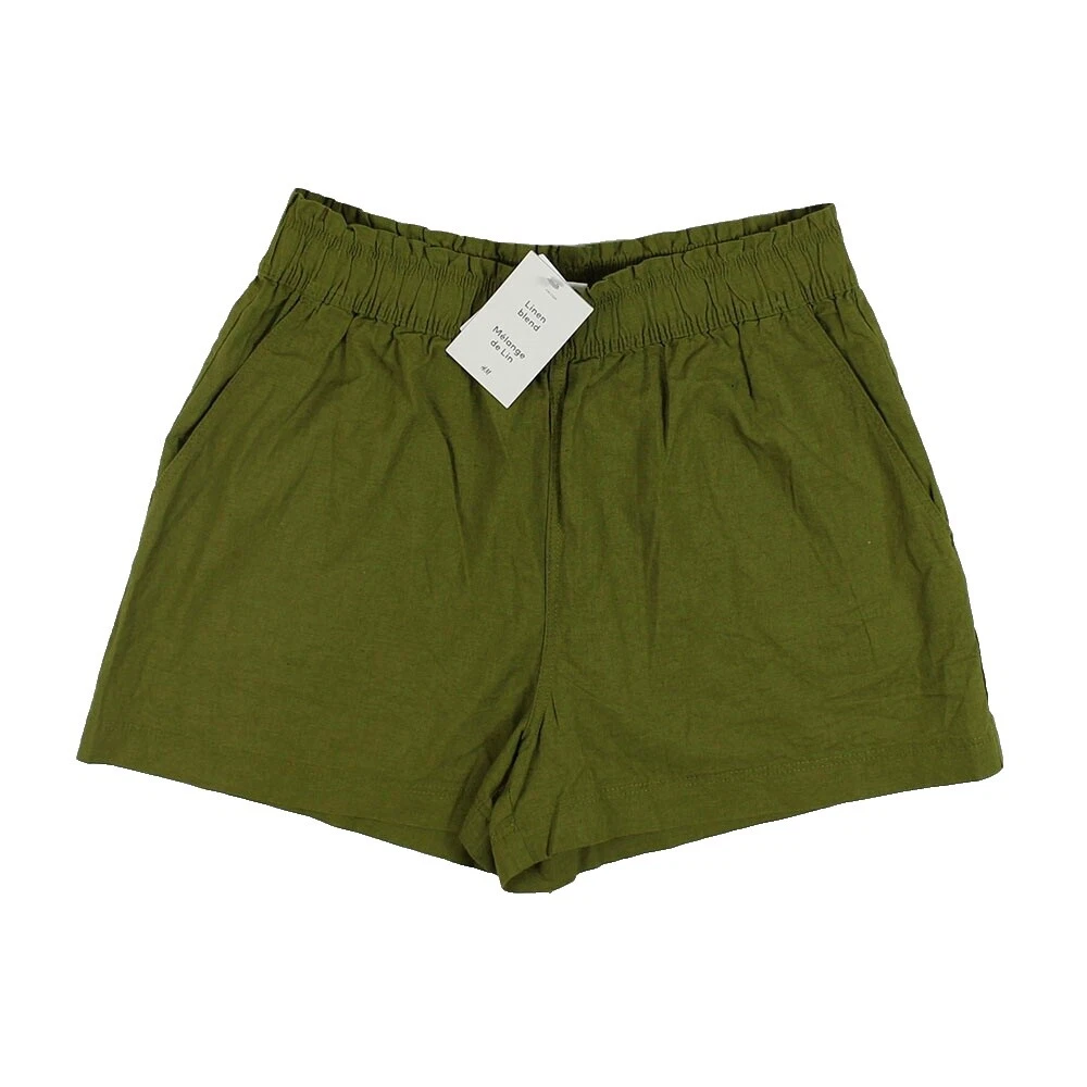 H&M Linen Blend Shorts for Women