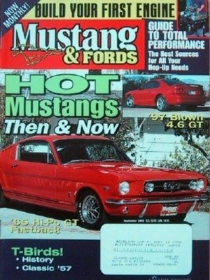 MUSTANG & FORDS 1998 SEPT - 2+2 K-CODE, T-BIRDS, '97 BLOWN 4.6 GT, BUILD ENGINE