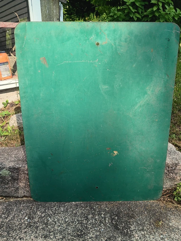 Tênis vintage raro grande somente sem rodas de qualquer tipo placa de metal - Imagem 2 de 3