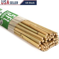 Natural Bamboo Plant Stakes Support Vines Climbing Indoor Outdoor Gardening New