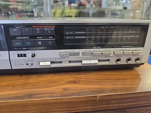 Rare Technics Stereo cassette deck RS-B49R Quick auto reverse tape deck Working - Picture 3 of 7