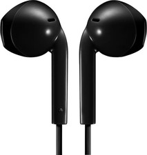 JVC - Wired Earbud with Microphone and Remote - Black