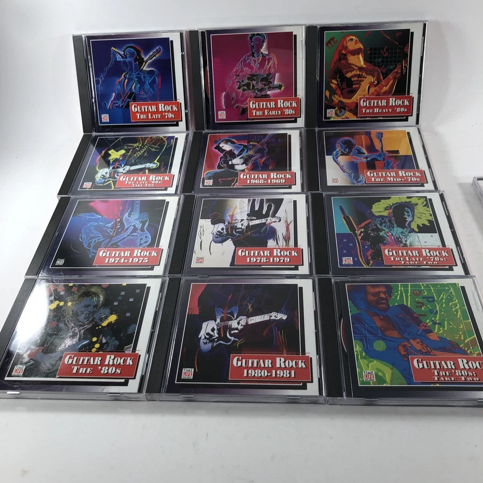 TIME-LIFE GUITAR ROCK- 17 CD Lot (60's-90's) Power and Passion Live! FM Classics Foto 4 de 4