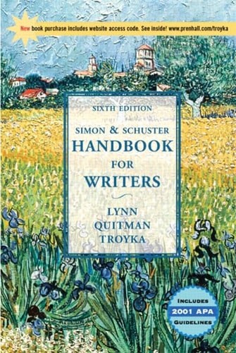 Simon And Schuster Handbook for Writers by Troyka, Lynn Quitman, Good Book