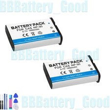 2x Battery for Casio NP-90 NP90 Exilim EX-H10 H15 H20G H20GBK FH100