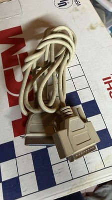 Generic Vintage LPT1 Parallel Printer Cable, 6ft