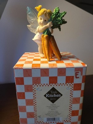 My Little Kitchen Fairies Enesco 2001 Thanks a Bunch Carrot #102541 Box & Papers
