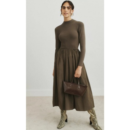 Marie Oliver Green Multimedia Barrett Dress Women Size XS