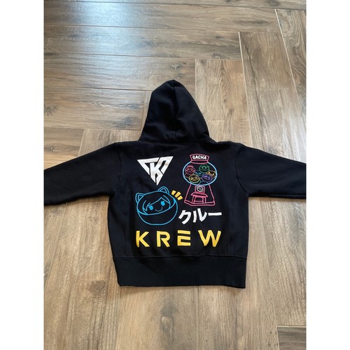 Its Funneh KREW Hoodie Youth Size Medium Black Kennedy Graphic Y2K - Picture 6 of 8