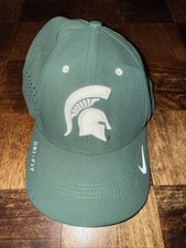 MSU Spartans Nike Legacy91 Dri Fit Hat Cap AeroBill Michigan State Lightweight