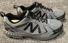 New Balance 410 V5 Mens Size 10 Gray Black Red Athletic Running Shoes Sneakers