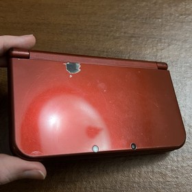 "New" Nintendo 3DS XL TOP IPS - Red Console 4GB W/ Charger Tested Works
