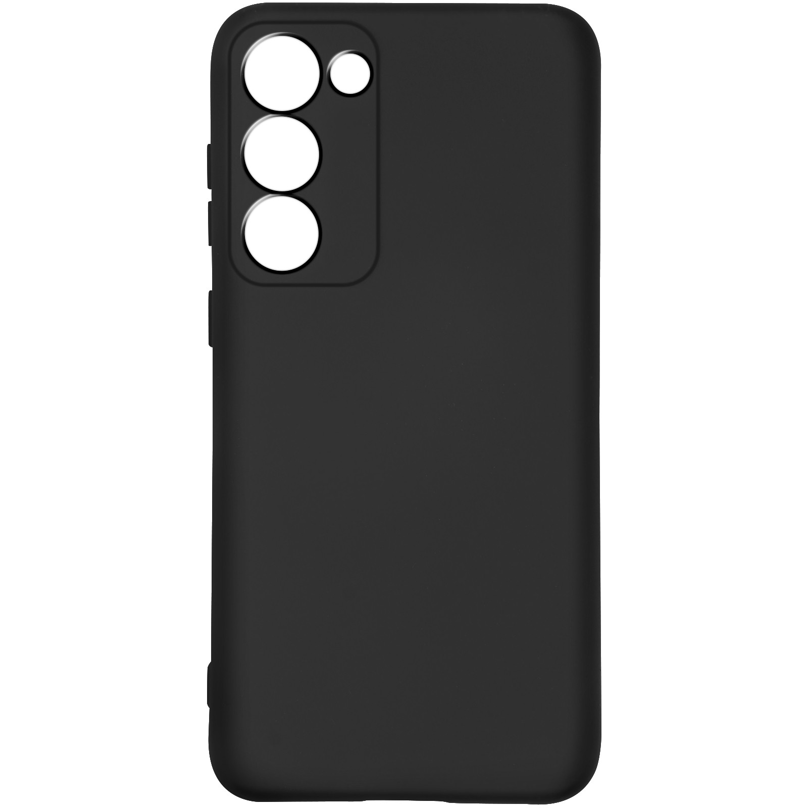 Coque Galaxy S23 Plus antichoc mince, étui semi-rigide soft-touch bleu