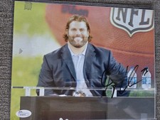 Steve Hutchinson Signed Auto Picture 8x10 Vikings Seahawks Hof PSA COA NICE 