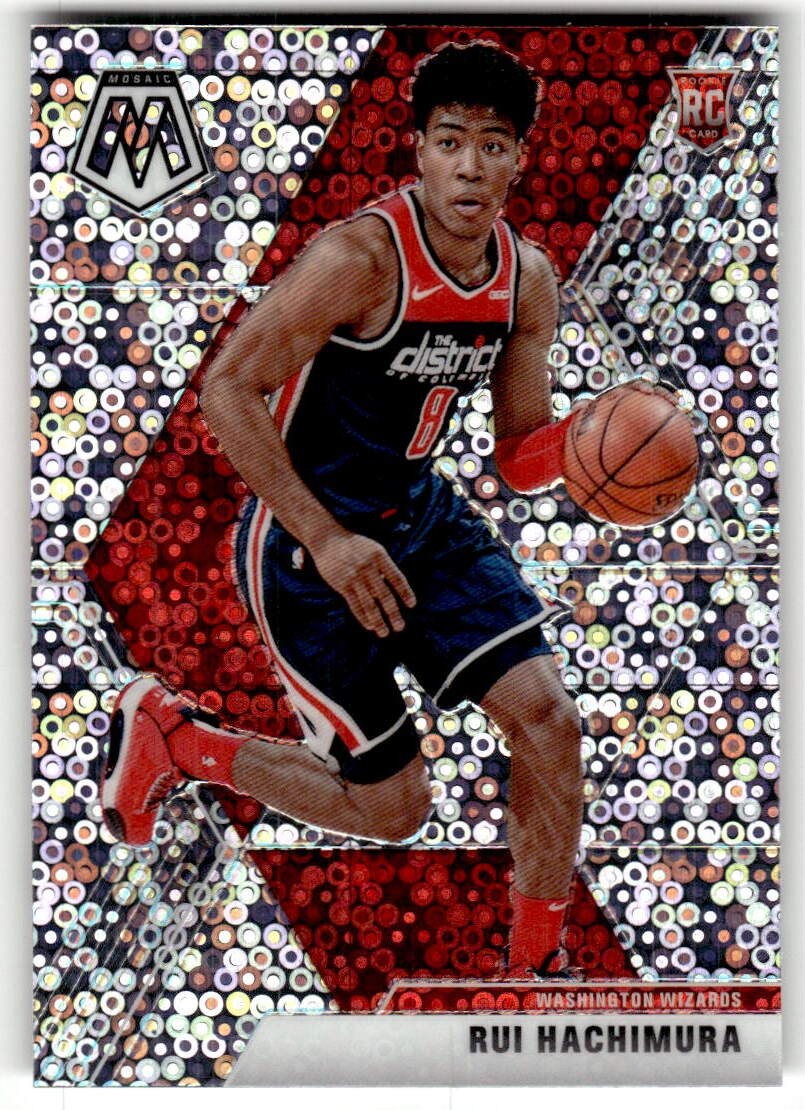2019-20 Panini Mosaic Rui Hachimura Fast Break Disco Rookie #231