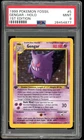 Gengar 5/62 Holo 1999 Pokemon Fossil 1st Edition PSA 9