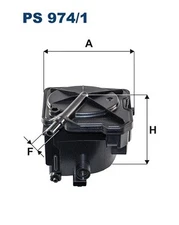 For FILTRON HP 974/1 FUEL FILTER FORD/PSA 1.4/1.6D