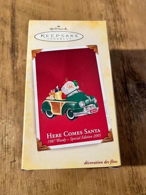 Hallmark Keepsake Ornament 2005 Here Comes Santa 1987 Woody Special Edition