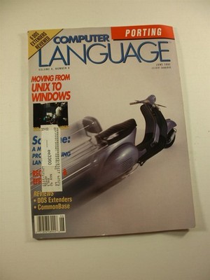 COMPUTER LANGUAGE Vol. 9 No. 6 JUN 1992 - Back Issue COMPUTER Magazine - (6 DOS)
