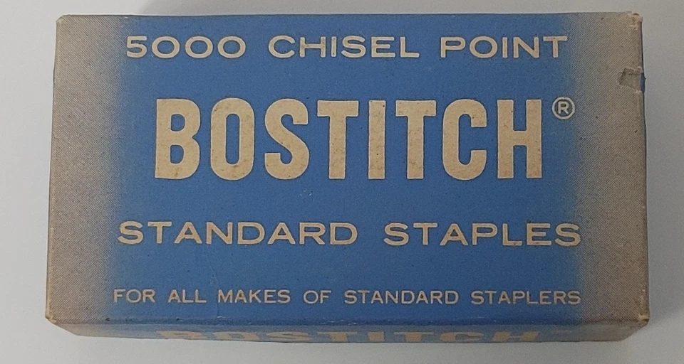 Grapas vintage Bostitch adjuntas y cinceles CAJAS ABIERTAS LEER Foto 4 de 4