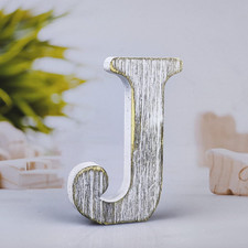 4 Inch Wood Letters Unfinished Rustic Wood Letters for Wall Decor Decorative Sta