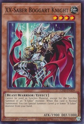 Yugioh - XX-Saber Boggart Knight - ENX09 1st Edition