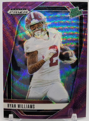  2025 Panini Prizm Draft Picks - Ryan Williams #151 Purple Wave Prizm (RC) 