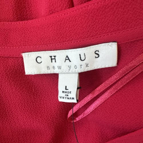 Chaus New York Damenbluse rosa Rollriegelärmel neu mit Etikett Größe Large - Bild 9 von 9