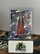 2025 WNBA Prizm Cracked Ice Georgia Amoore Variation RC, Mystics