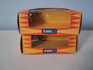 2 Triang Minic Motorways Empty Boxes M1543 And M1542