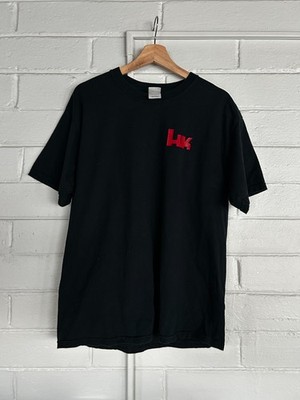 Vintage 90s/2000s Heckler & Koch (HK) T-Shirt in Black (Size L)