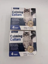 Lot Of 2 Cat Calming Pheromone Collars Adjustable Comfortable Collar