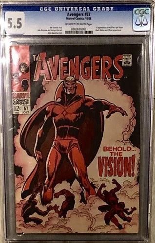 Avengers #57 CGC 5.5 1st Appearance of Vision | Marvel 1968
