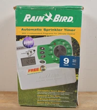 Rain Bird ISM-9 9-Zone Indoor Timer Irrigation Sprinkler Controller System