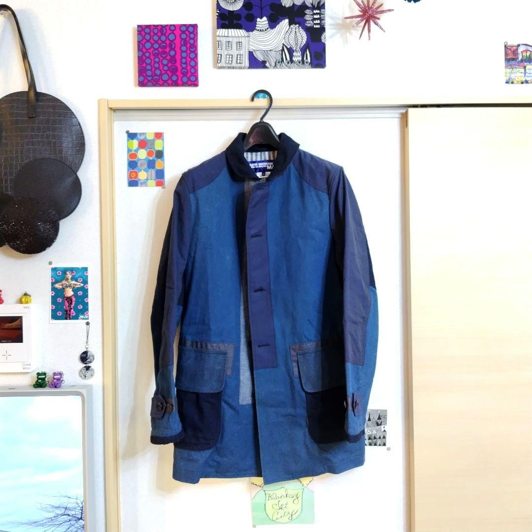 Junya Watanabe Man Patchwork Coat Comme Des Garco… - image 2