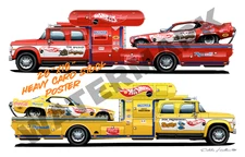 Snake and Mongoose Transporters Poster-Banner Print-017