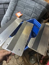 VTG NOS Deflecta-Shield Pickup Mud Flaps Splash Guard Aluminum #3